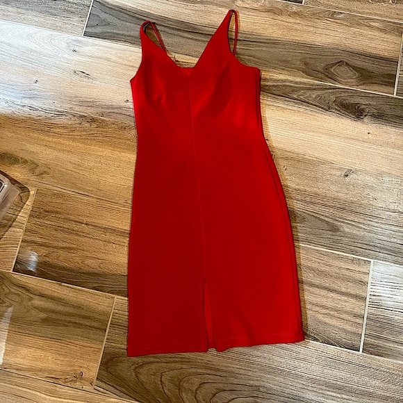 Hugo Buscati Collection Red Mini Dress , Size XS - Picture 1 of 8